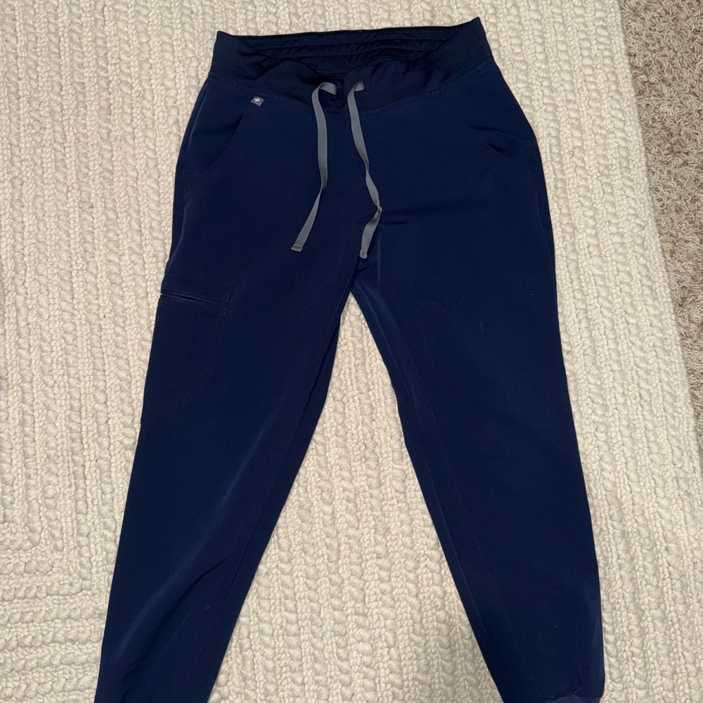 Navy FIGS Jogger Pants